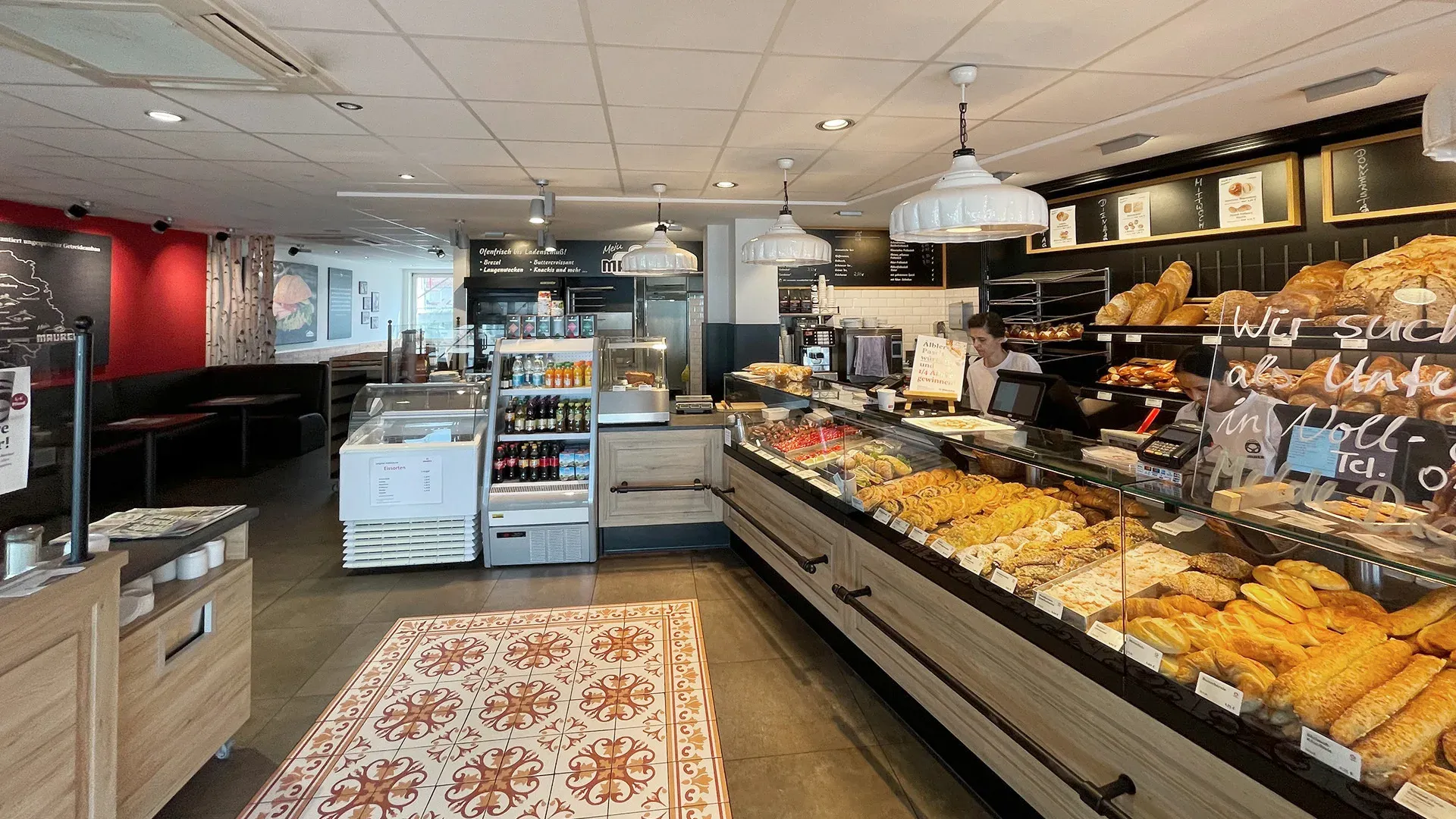 Blick in das Bäckerei-Café Winnenden-Birkmannsweiler