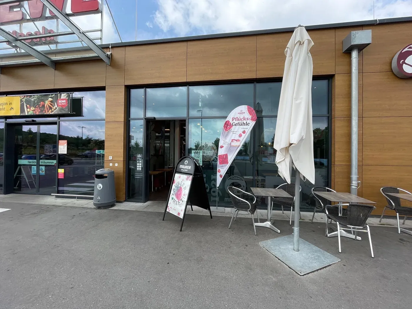 Blick in das Bäckerei-Café Burgstetten
