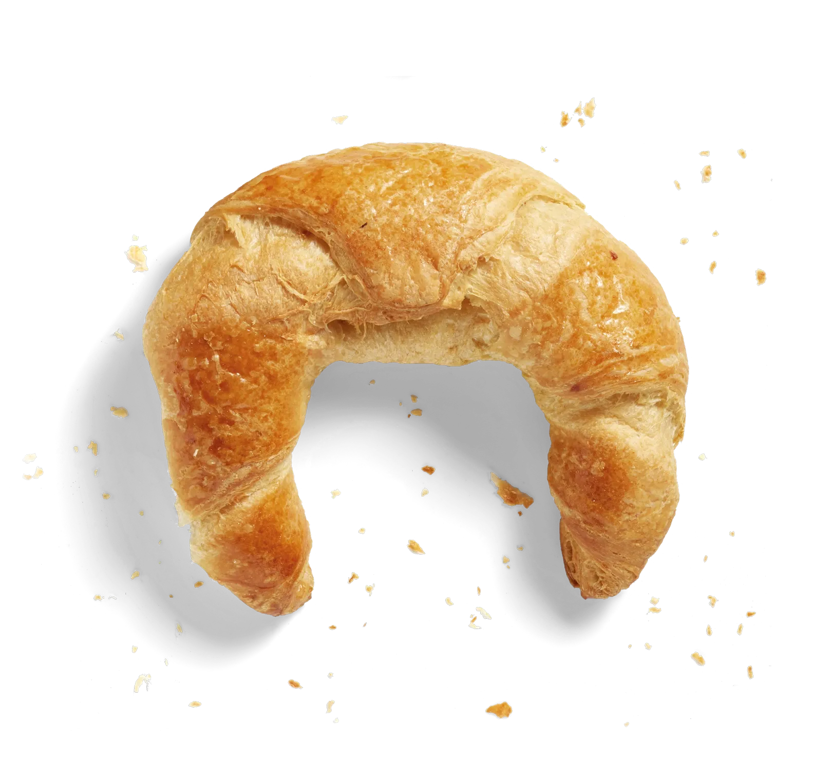 Butterhörnle, freigestellt von oben