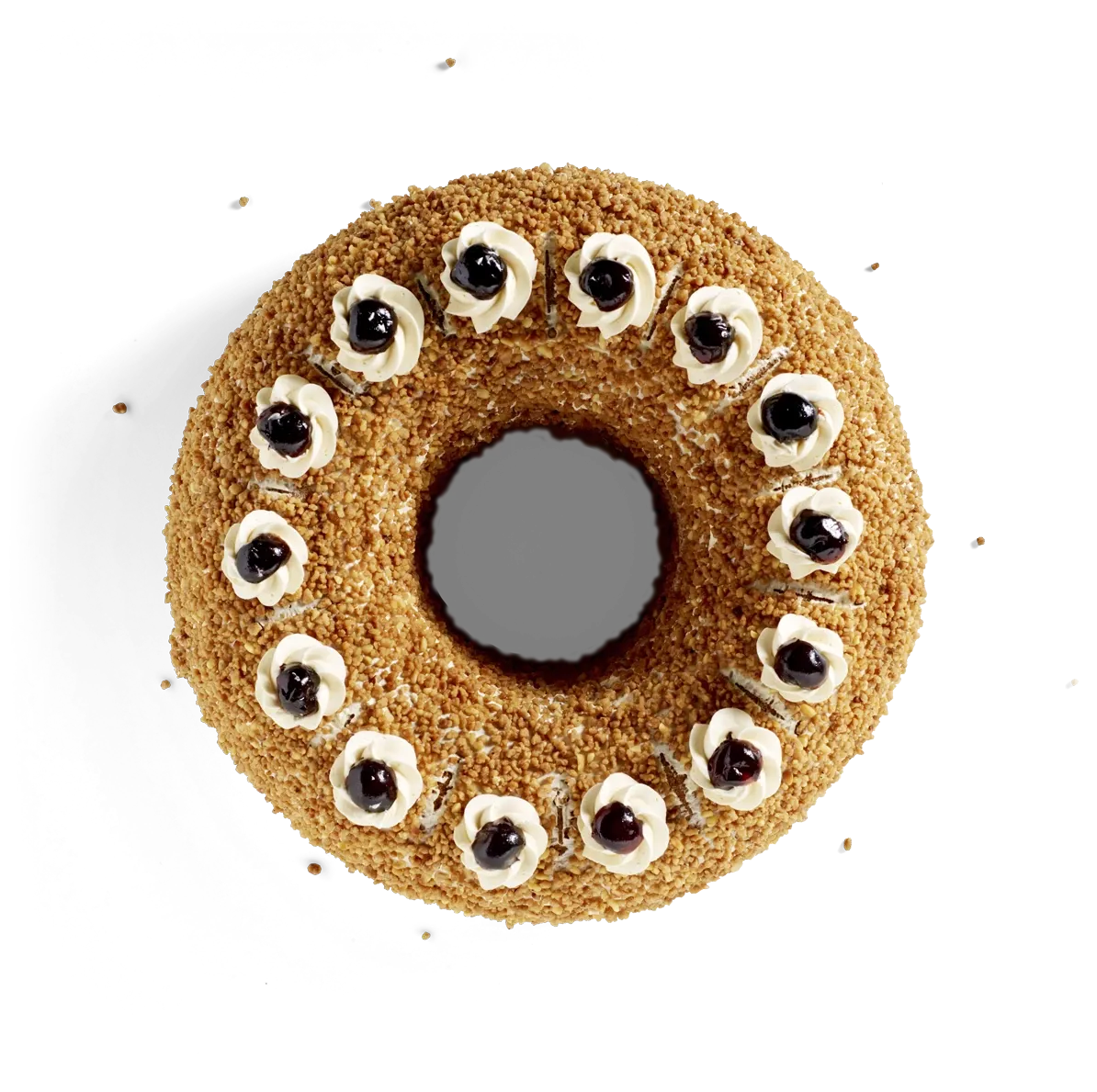 Frankfurter Kranz, freigestellt von oben