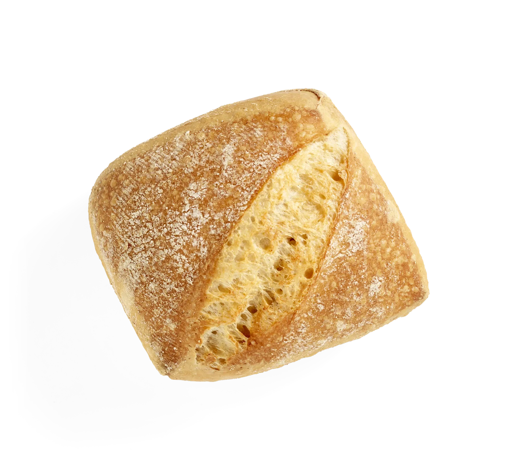 Knacki, freigestellt von oben
