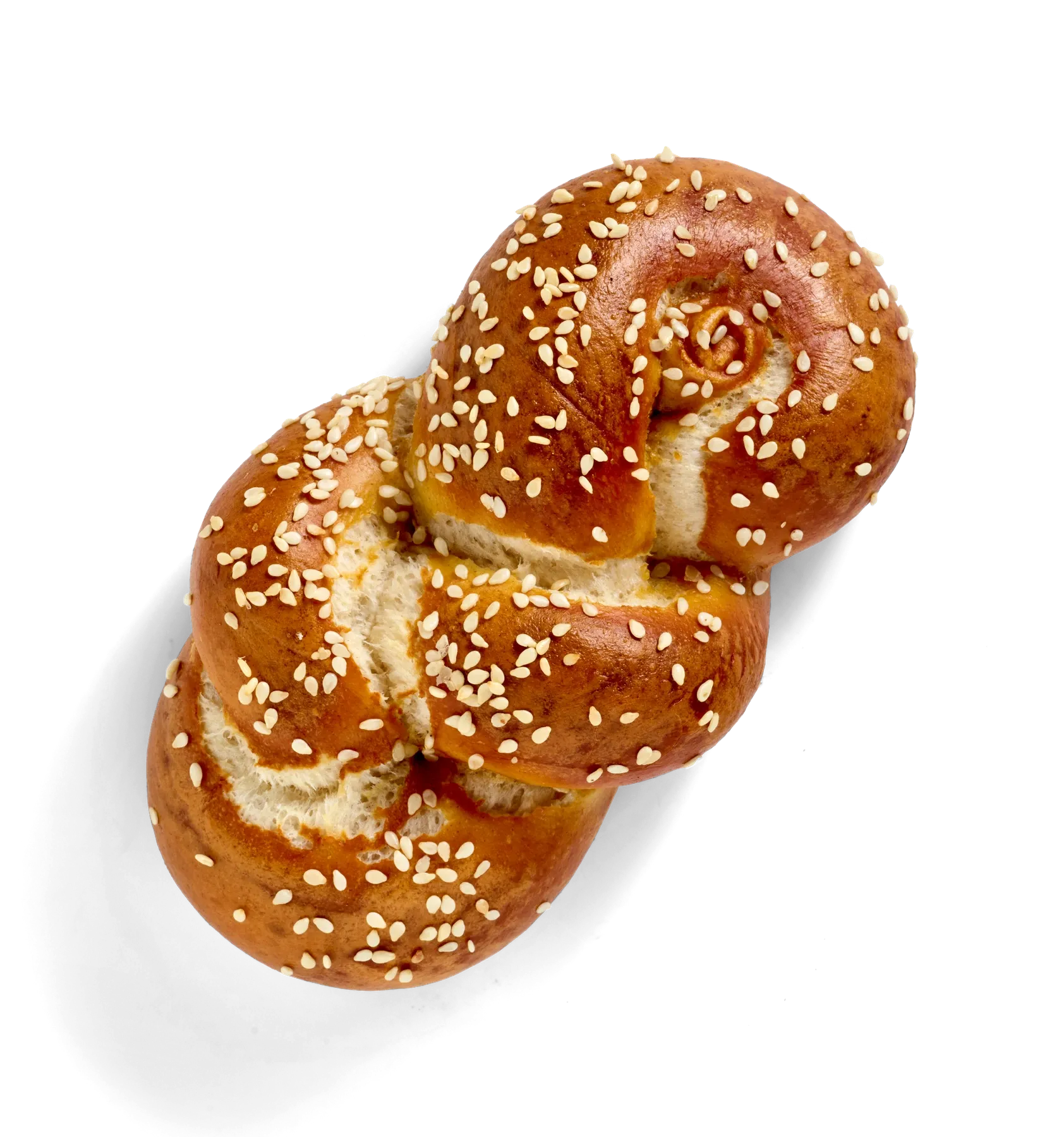 Laugenzöpfle, freigestellt von oben