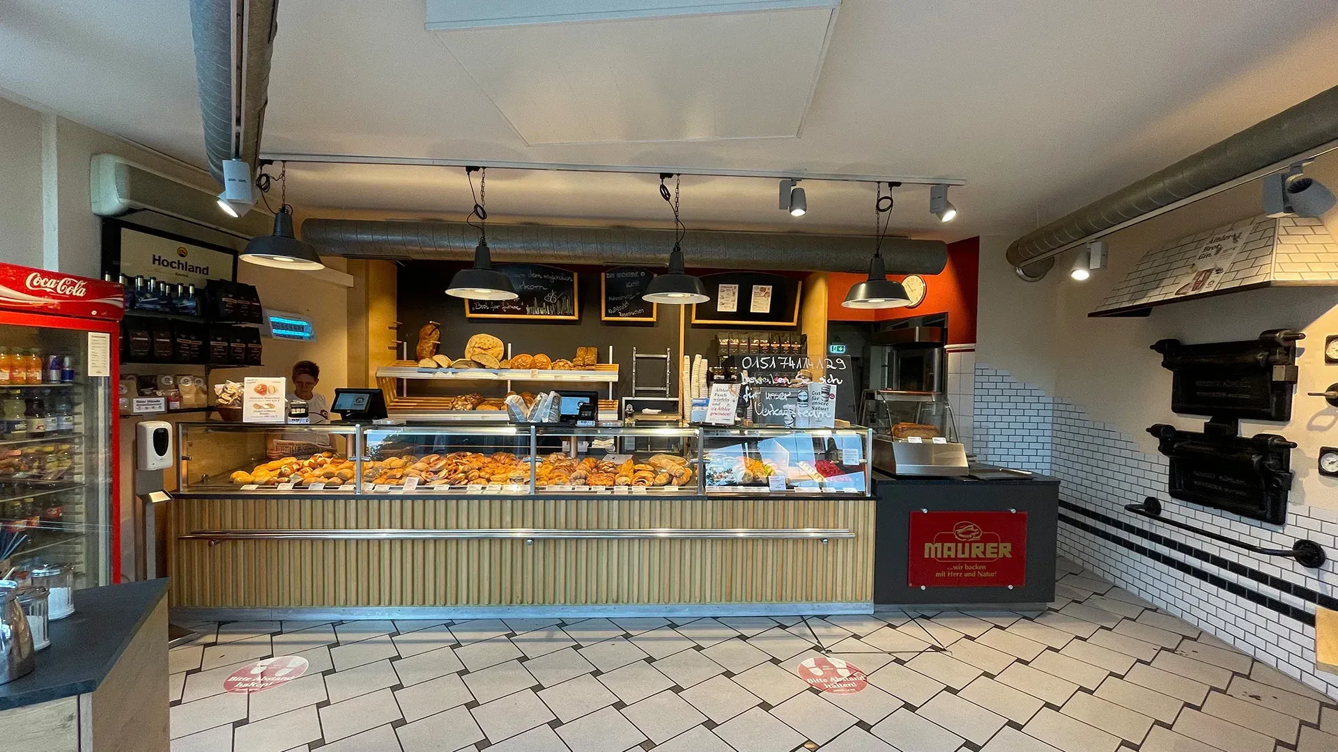 Blick in das Bäckerei-Café Winnenden-Linsenhalde