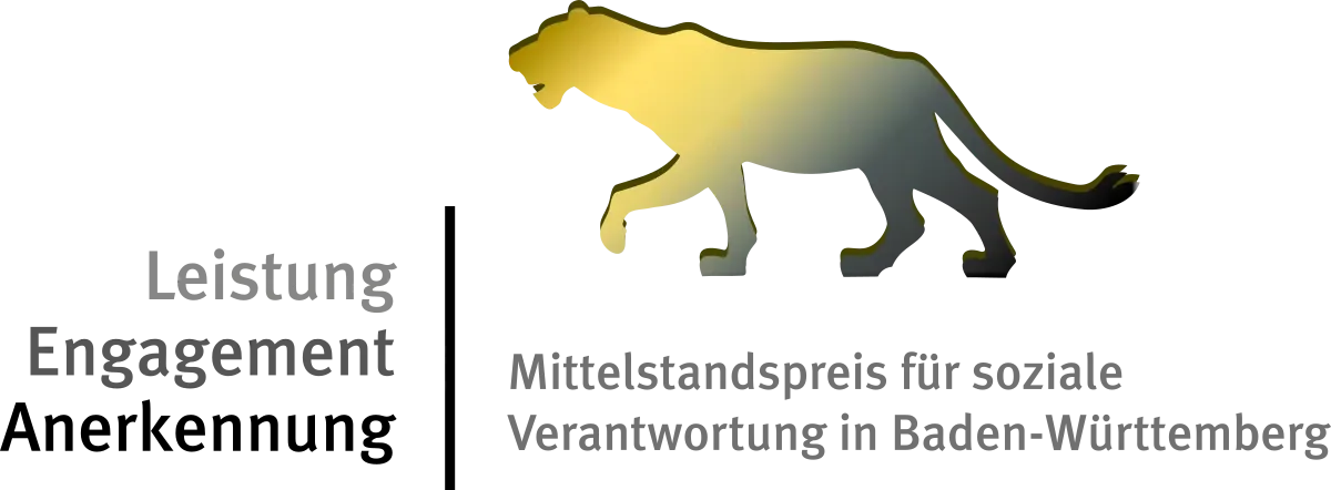 Zeichen des Mittelstandspreises für soziale Verantwortung in Baden-Württemberg