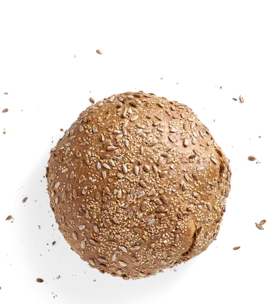 Gezeichnete Figur des Kleinen Prinzen, aus Gebäck gelegt