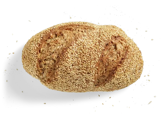 Sportivo-Brot, freigestellt von oben