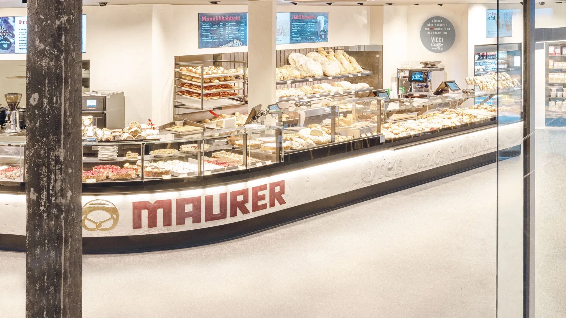 Blick in das Bäckerei-Café Waiblingen