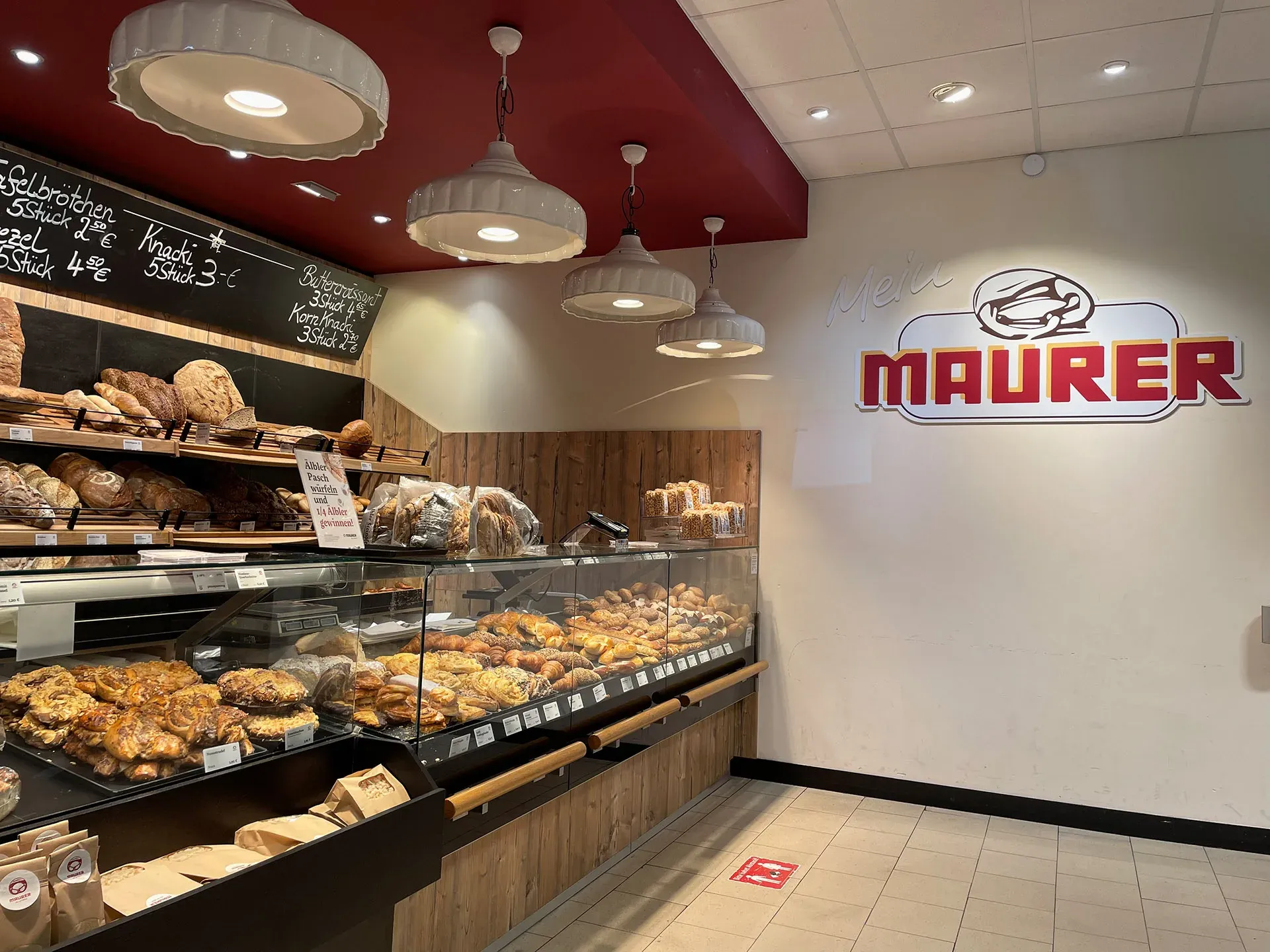 Blick in das Bäckerei-Café Stuttgart-Wangen