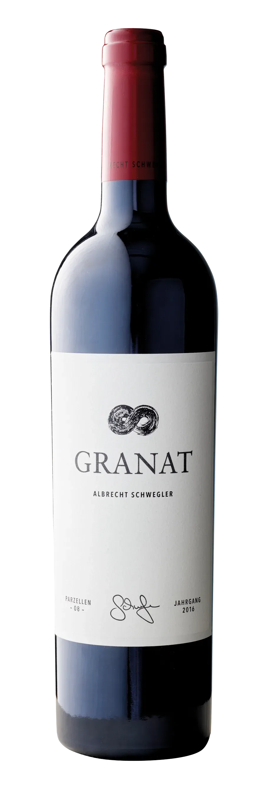 Weinflasche vom Weingut Albrecht Schwegler