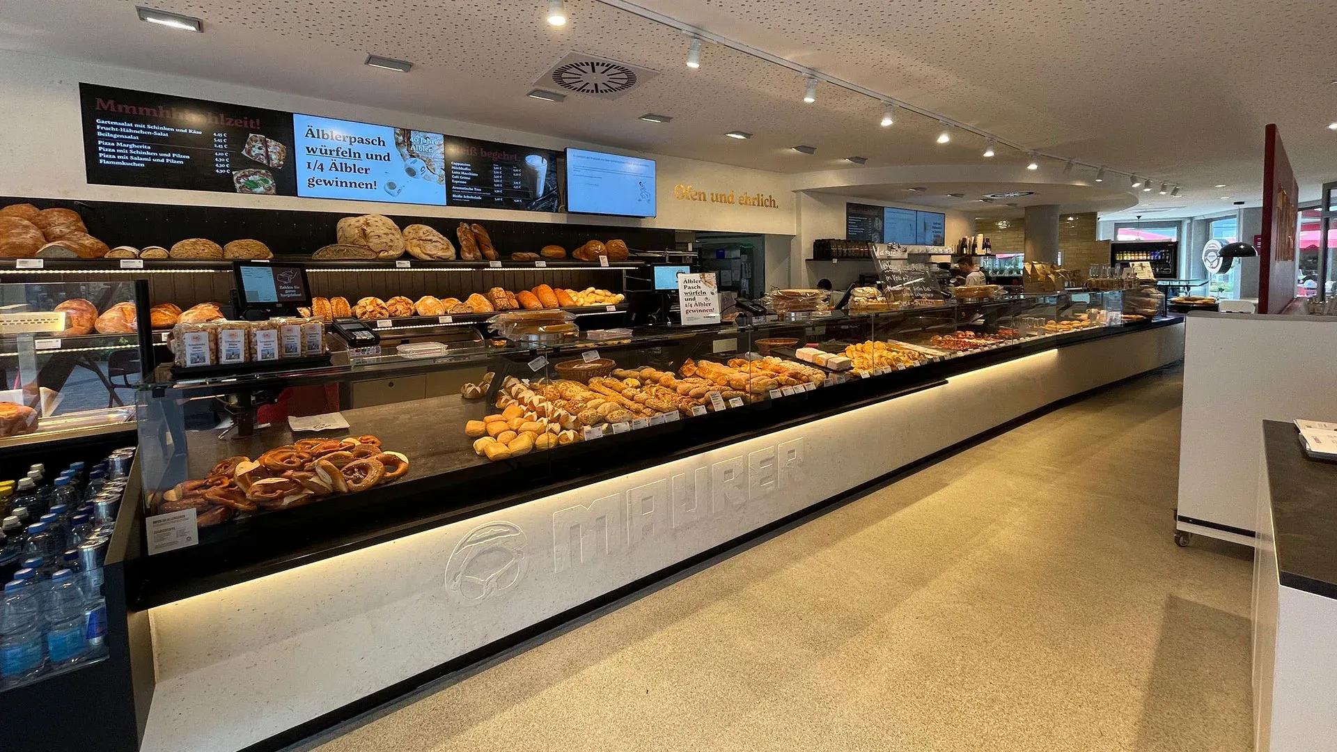 Blick in das Bäckerei-Café Winnenden – Marktstraße